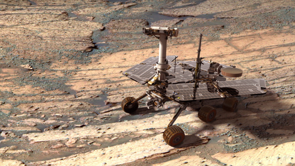 A Digital Opportunity Rover on Mars